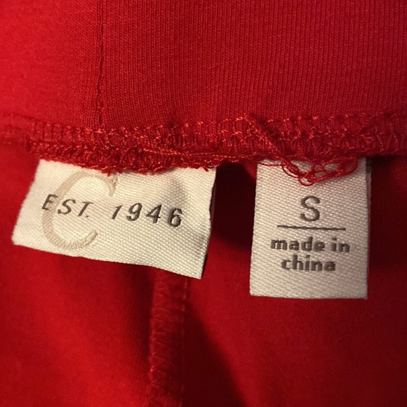 Cato Solid red leggings - Size small - Picture 5 of 11